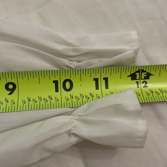 Royal Heir Vintage White Blouse Top Girls Size 4T Peter Pan Collar Red Trim USA - Picture 7 of 8